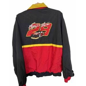 Ernie Irvan NASCAR VTG Auto Racing Jacket Medium Texaco Havoline Yates READ